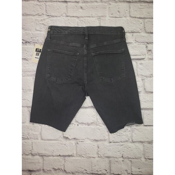 NEW UNIVERSAL THREAD WOMEN BERMUDA SHORT Dark Gray Raw Cut High Rise - Picture 3 of 3